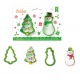 Cookie Cutter Set - Christmas Tree & Snowman - Decora