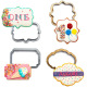 Cookie Cutter Set - Plaques Small - Decora
