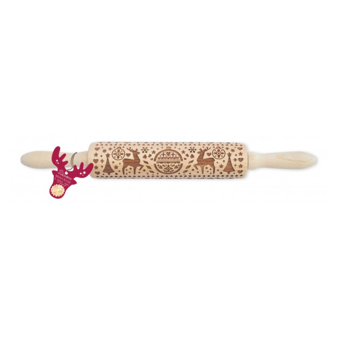 Mini Rouleau à pâtisserie en bois 7 x ø 3,8 cm Empreinte