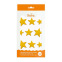 Sugar decorations - Golden Stars - 9pcs - Decora