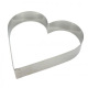 Coeur sans fond en inox 18cm x 5cm