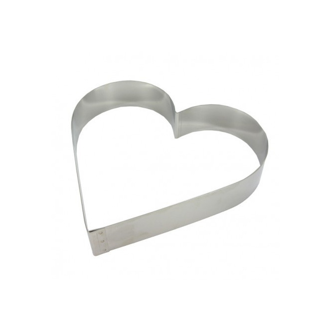 Heart Shaped Steel Ring 