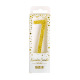 Number 7 candle with golden glitter - PME