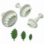 Holly leaf plunger cutter set of 3 - PME