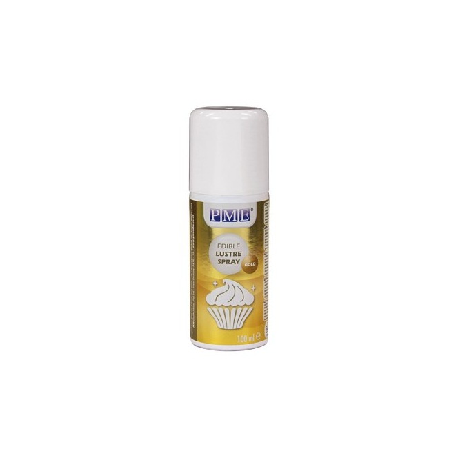 Edible glaze spray Gold 100ml PME