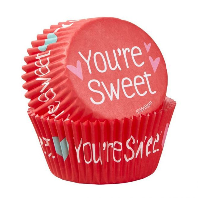 Caissettes à cupcakes - You're Sweet - 75pcs - Wilton