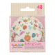 Baking cups - Floral - 48pk - Funcakes
