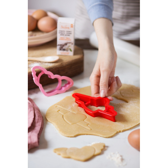 Cookie Cutters - Heart/Love - 2pcs - Decora