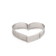 Pastry Ring - Perforated Heart - 10cm - Decora