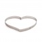 Taart Ring Roestvrijstalen - Geperforeerde hart - 18cm - Decora