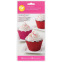Contours à cupcakes - rouge & rose pailletés - 24/pcs - Wilton