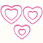 Emporte-pièces coeur - 6pcs - Wilton