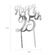Cake Topper - 25th Birthday - Dekora