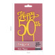 Cake Topper - Golden 50 - Dekora