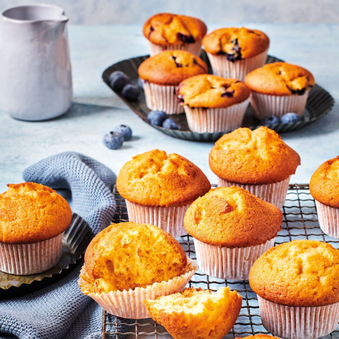 Muffins avec une décoration de pâte à sucre Recette