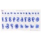 Numbers & Specials Stamping Set - Fun Fonts - PME