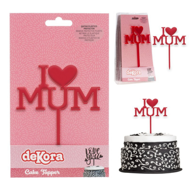 Cake Topper - Mother's Day - Dekora