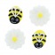 Bee and Daisy Sugar Decorations - 12pc- Culpitt