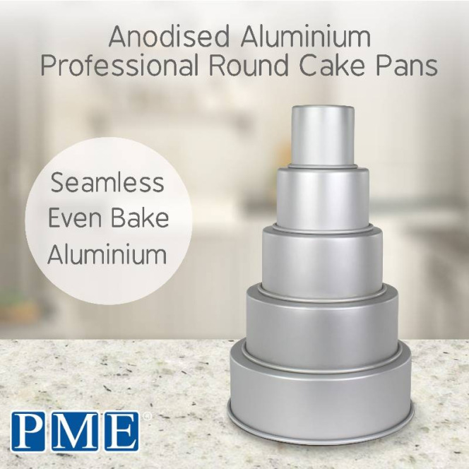 Deep round pan - Ø 12,5 x 7,5 cm - PME Deep round pan - Ø 12,5 x 7,5 cm - PME