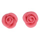 Marsepein decoratie rozen - Roze/6st - Funcakes