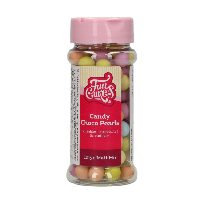 Candy Choco Pearls Large - Matte mix - Funcakes