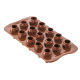Chocolade siliconen mal - Mr & Mrs Brown - Silikomart