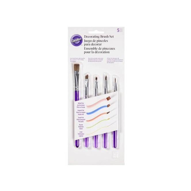 Decorating Brush Set - 5pcs - Wilton