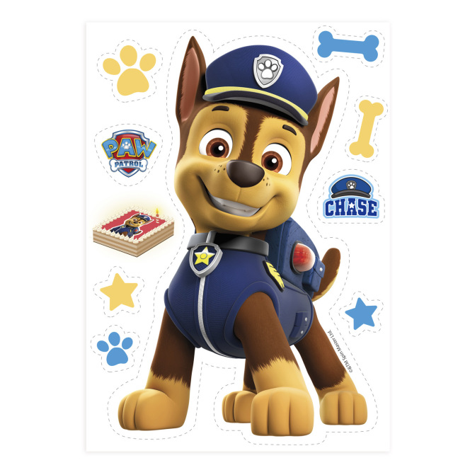 Figuur dubbele toewijding Eetbare decoratie - Paw Patrol