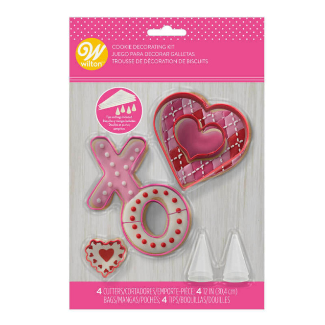 Cookie decoratie kit – XO Valentijnsdag - Wilton