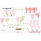 Party Decoration Set – first Birthday/Gold – PartyDeco
