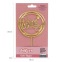 Cake Topper Happy Birthday - doré - Dekora