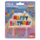 Verjaardagskaars - Feestelijke Happy Birthday - Dekora