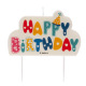 Verjaardagskaars - Feestelijke Happy Birthday - Dekora