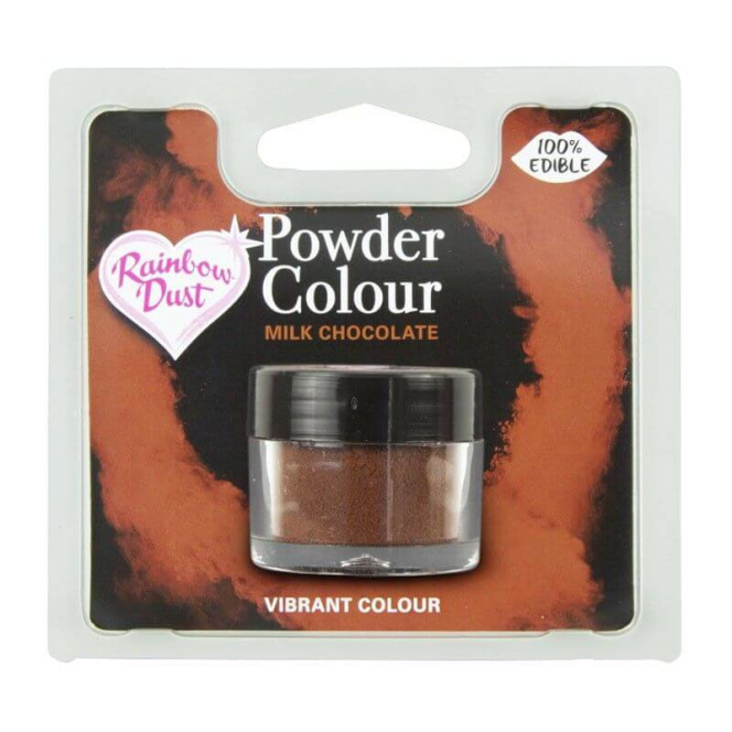 Poudre lustrante Chocolat au Lait Rainbow Dust 2g