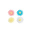 Wafer flowers - Mini Rose Corolla 40mm - 81pcs Florensuc