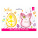 Cookie Cutters – Egg and Bunny Head - Decora