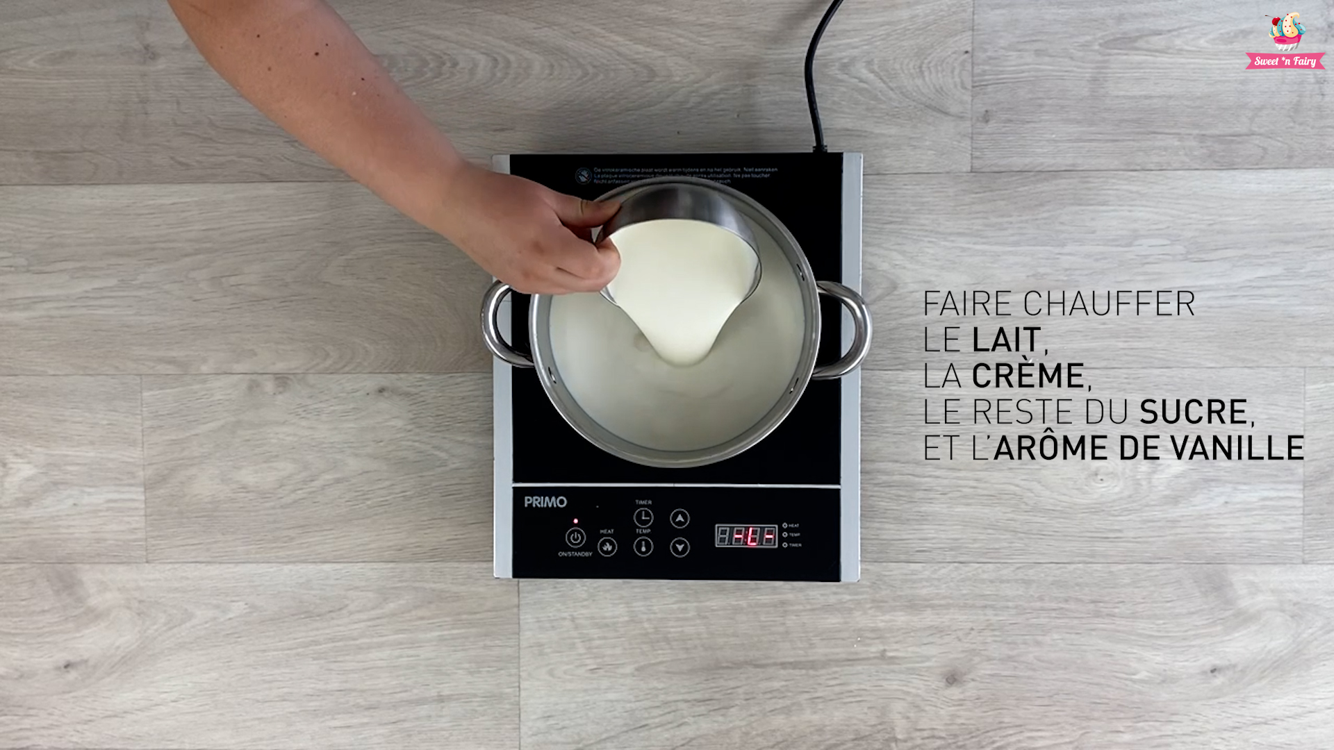 Ingrédients pour le flan